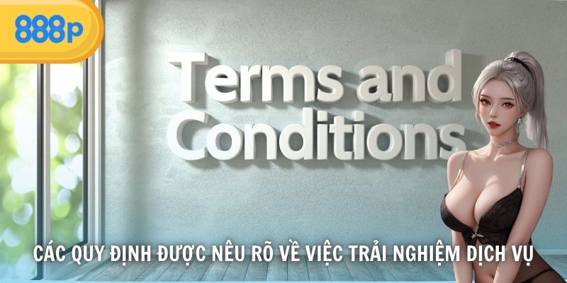 Các quy định được nêu rõ về việc trải nghiệm dịch vụ